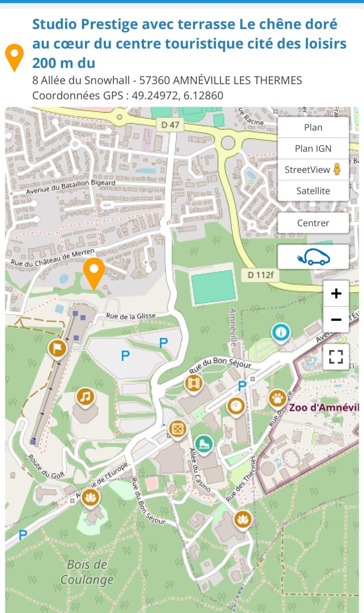 Studio Prestige Avec Terrasse Le Chene Dore Au Coeur Du Centre Touristique Cite Des Loisirs 200 M Du Galaxie,Face Au Snowworld Parking Gratuit Privatif Amnéville Esterno foto